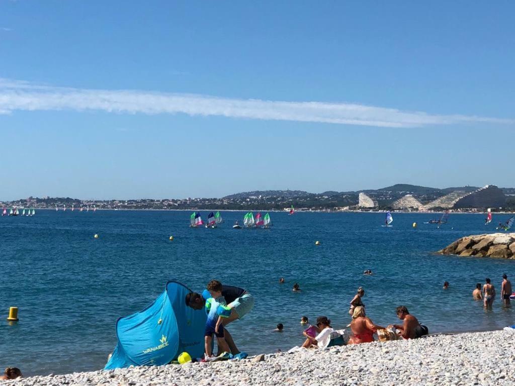 Front Beach Luxury Near Nice Airport Cagnes-sur-Mer Dış mekan fotoğraf